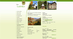 Desktop Screenshot of obecludvikov.cz